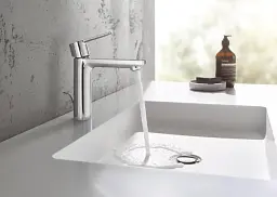 Змішувач для умивальника Grohe Lineare S-size одноважільний Хром 30412 - мініатюра 10