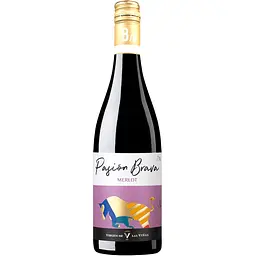 Вино Pasion Brava Merlot червоне напівсухе 0.75 л