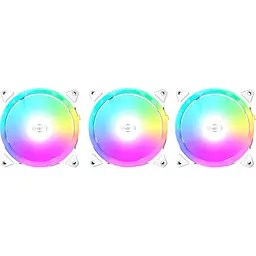 Комплект вентиляторів PcCooler F3 T120 ARGB WH 3-Pack (F3 T120 ARGB 3 in 1 White)