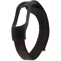 Ремінець Nylon Mi Band 3/4/5/6/7 Чорний Sand