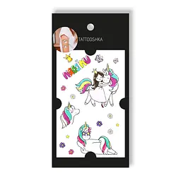 Тату Обійми з єдинорогом EC-664 (5805800010748) shop (5805800010748)