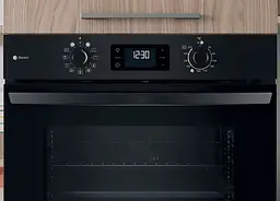 Indesit Духовий шафа Indesit електричний, 71л, A+, дисплей, конвекція, чорний - мініатюра 5
