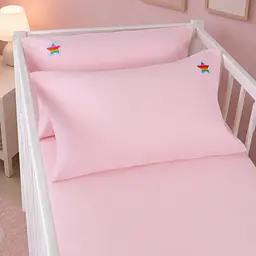 Дитяча постільна білизна MIRSON LITTLE KIDS Poplin Edition Unicorn Powdery 110х160см (2200013086338) - мініатюра 7