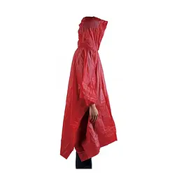 Пончо AceCamp Vinyl Rain Poncho ONE SIZE Червоний - мініатюра 2