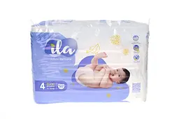 Дитячі підгузки ILA Ultra delicate розмір 4 MAXI 9-14 кг, 50 штук в упаковці