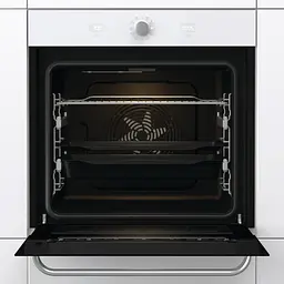 Духова шафа Gorenje електрична 77 л, A, пара, дисплей, макс.темпер.-300, білий - мініатюра 5