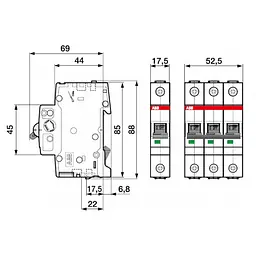 Автоматичний вимикач ABB SZ201-C10 ( 2CDS251025R0104 ) - мініатюра 5