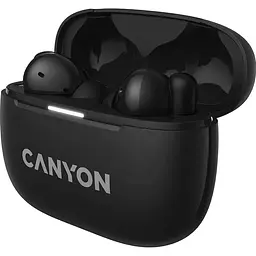 Навушники Canyon TWS headset OnGo TWS-10 ANC+ENC Black (CNS-TWS10B) - мініатюра 2