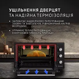 Електрична піч Perfelli SIERRA 48 BLACK - мініатюра 3
