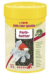 Корм для золотих риб Sera Nature Goldy Color Spirulina в гранулах 100 мл (39 г) 08815