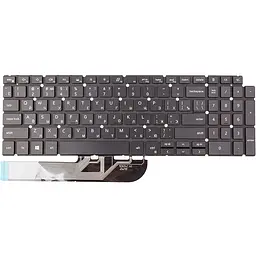 Клавіатура для ноутбука DELL Inspiron 5584, 5590, чорна, підсвічування