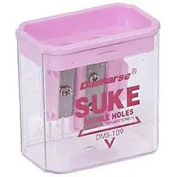 Точило подвійне DAIMARSE DMS-109(Pink) рожевий, 4,8х5х3 см