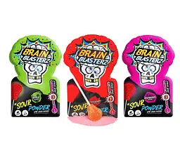 Льодяник з кислим порошком Brain Blasterz Sour Powder Lolly Dipper Raspberry Flavor 10г - мініатюра 4