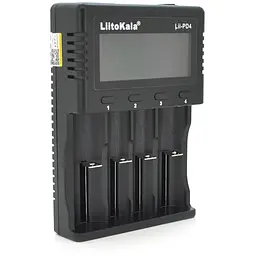 ЗУ універсальне Liitokala PD4, 4 канали, LCD дисплей, підтримує Li-ion, Ni-MH та Ni-Cd AA (R6), ААA (R03), AAAA, С (R14)