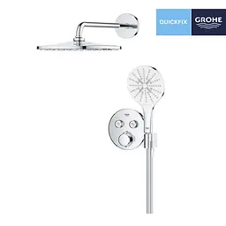Душова система прихованого монтажу термостатична Grohe QuickFix Precision Smartcontrol 34877000, Хром - мініатюра 4