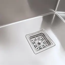 Кухонна мийка Platinum Handmade НSB з нержавіючої сталі 3 мм прямокутна 50x45x23 см (000037016) - мініатюра 4