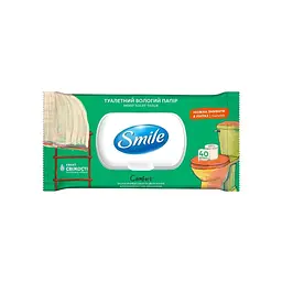 Туалетний папір Smile Comfort Вологий 40 аркушів (4823071665987) - мініатюра 1
