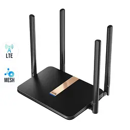 WiFi 5 Mesh 4G LTE-маршрутизатор Cudy LT500D CAT4 дводіапазонний АС1200 (73-00509)