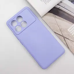 Чохол Silicone Cover Lakshmi Full Camera (A) для Xiaomi Poco X6 Pro Бузковий / Dasheen - мініатюра 2