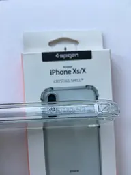 Чохол оригінальний протиударний Spigen Crystal Shell 057CS22141 для iPhone X/XS Crystal Clear - мініатюра 3