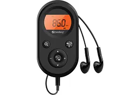 Радіоприймач кишеньковий з навушниками Sandberg Pocket Radio FM+AM Recharge (421-02)