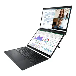 Ноутбук ASUS Zenbook Duo UX8406MA-PZ044W 14' 3K OLED, Intel Ultra 7 155H, 16GB, F1TB, UMA, Win11, Сірий (90NB12U1-M001L0) - мініатюра 9