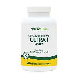 Залізо Nature's Plus (Ultra I Multi Iron-Free) - 90 таблеток