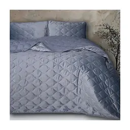 Покривало MirSon №5052 Velor charm Dark grey 180х210 см (2200008376901) - мініатюра 5
