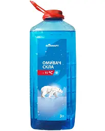 Рідина проти обледеніння -15° С ECOKRAFT 3 л (4820191850644)