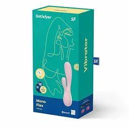 Вібратор-кролик Satisfyer Mono Flex 20 см рожевий - мініатюра 4