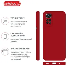 Чохол до мобільного телефона Intaleo SoftShell Xiaomi Redmi Note 11 Red (1283126558313) - мініатюра 4