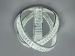 Розкішна стельова кришталева LED-люстра сферичної форми для зали Diasha 578/500CH, 100W, 5500 lm - мініатюра 6