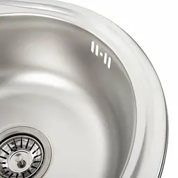 Кухонна мийка з нержавіючої сталі Platinum декор 4539 (0,6/170 мм), Decor - мініатюра 5