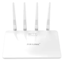 Маршрутизатор WI-FI роутер Pix-Link LV-WR21Q 4 антени White (17610) - мініатюра 2