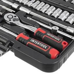 Набір інструментів Intertool Storm ET-8046, 46 од, Cr-V, 1/4", у кейсі - мініатюра 4