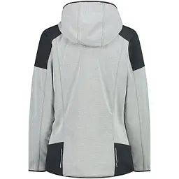 Куртка CMP Women's Jacquard Softshell Jacket Grey/Black S (1097-33A2136-25XP 38) - мініатюра 3
