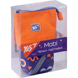 Пенал-підставка Yes PH-M2 Erudite, 18,5х13,5х6 см, помаранчевий із фіолетовим (532910) - мініатюра 2