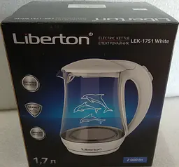 Електрочайник Liberton LEK-1751 White - мініатюра 2