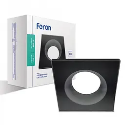 Вбудований світильник Feron DL8920 під лампу чорний