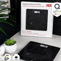 Ваги підлогові цифрові чорні Aurora  ADE BE 1712 - мініатюра 7