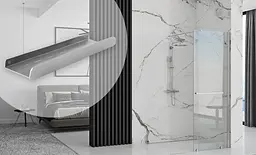 Полиця для ванни Rea SF03 45 см nickel brushed REA-47002 - мініатюра 3