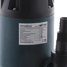 Гідроакумулятор для насосних станцій Grandfar GFC100S горизонтальний 100л (корпус - нержавіюча сталь) GF1394 - мініатюра 2