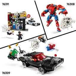 Конструктор LEGO Marvel Робот Людини Павука проти Анти-Венома, 107 деталей (76308) - мініатюра 7