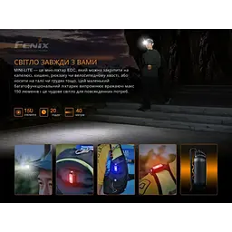 Ліхтар ручний Fenix MINI LITE (1047-MINI-LITE) - мініатюра 12