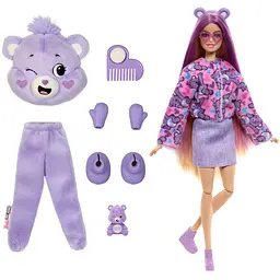 Лялька Barbie Cutie Reveal Care Bears Ведмедик Щедрівка (JCN94) - мініатюра 3