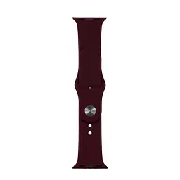 Ремінець Silicone Apple Watch 38mm Burgundy (23)