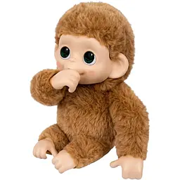 Інтерактивна іграшка Moose Little Live Pets Мавпеня Пепі Піч бежева (26766) - мініатюра 6