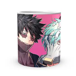 Кружка GeekLand Моя геройська академія My Hero Academia Дабі та Шигаракі на рожевому тлі MHA 02.514 - мініатюра 2