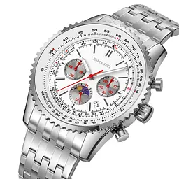 Наручний годинник чоловічий 9348SI Silver Skmei acs0030885 - мініатюра 2