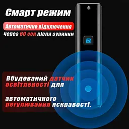 Велофара ROCKBROS RHL 1500 потужна акумуляторна 1500 LUM - мініатюра 3